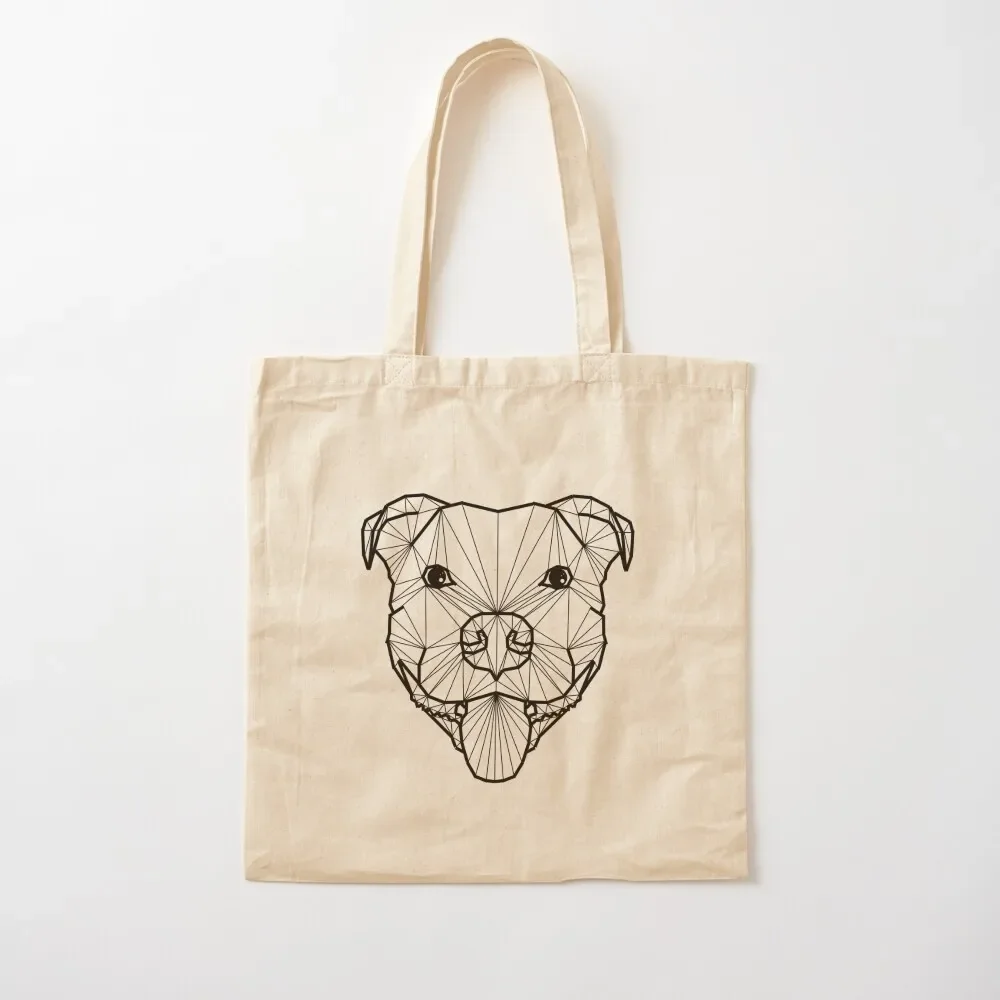Staffy Tote Bag canvas tote bags shopping cart bags personalized tote bag canvas