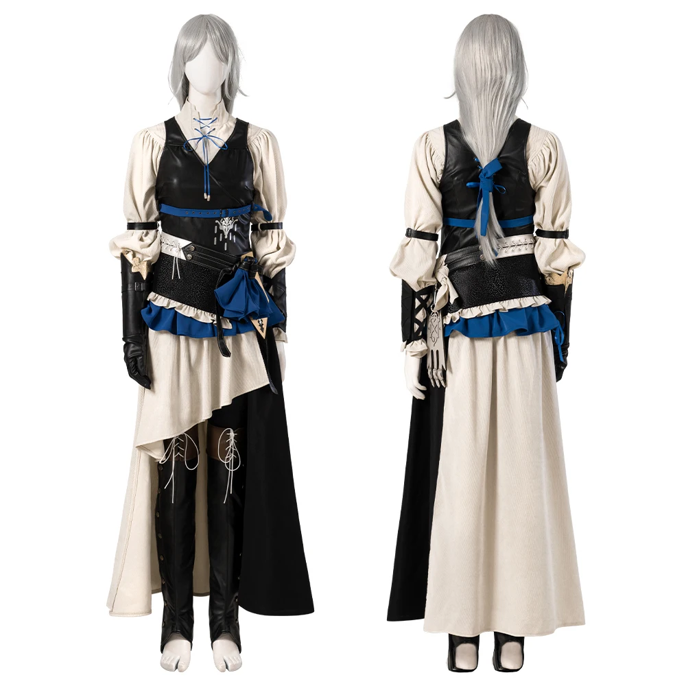 

Jill Warrick Cosplay Costume Adult Women Dress Suits Final Fantasy XVI FF16 Outfits Halloween Carnival Disguise Party Costume