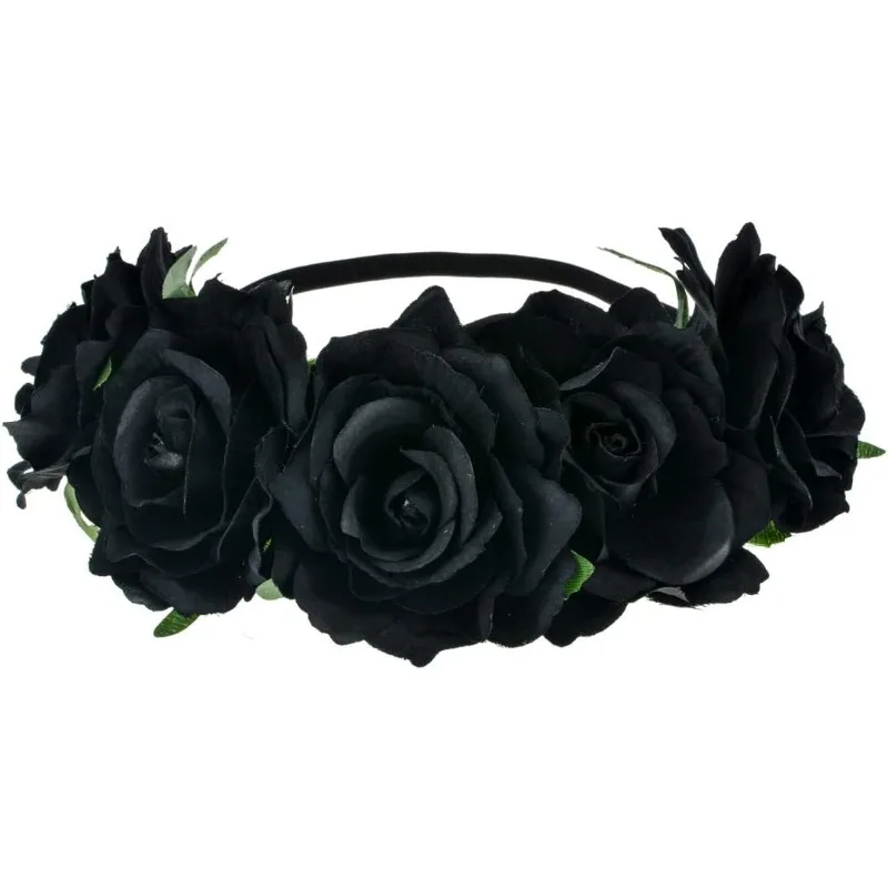 

Головной убор с розой и цветочной короной для женщин и девочек — венок из искусственного цветка с повязкой на голову