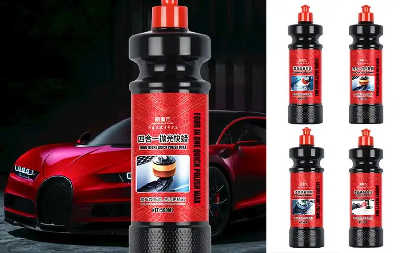 

Ceramic Paint Sealant Auto Supplies Paint Professional Water-based Polishing Wax Coarse Wax Abrasive 500ml Auto Tools Accessory