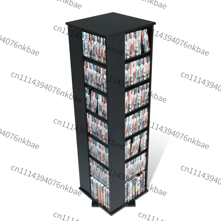 Custom Rotating DVD Display Rack, Metal Floor Standing DVD Rack, Freestanding Metal CD Display Stand for Retail Shop