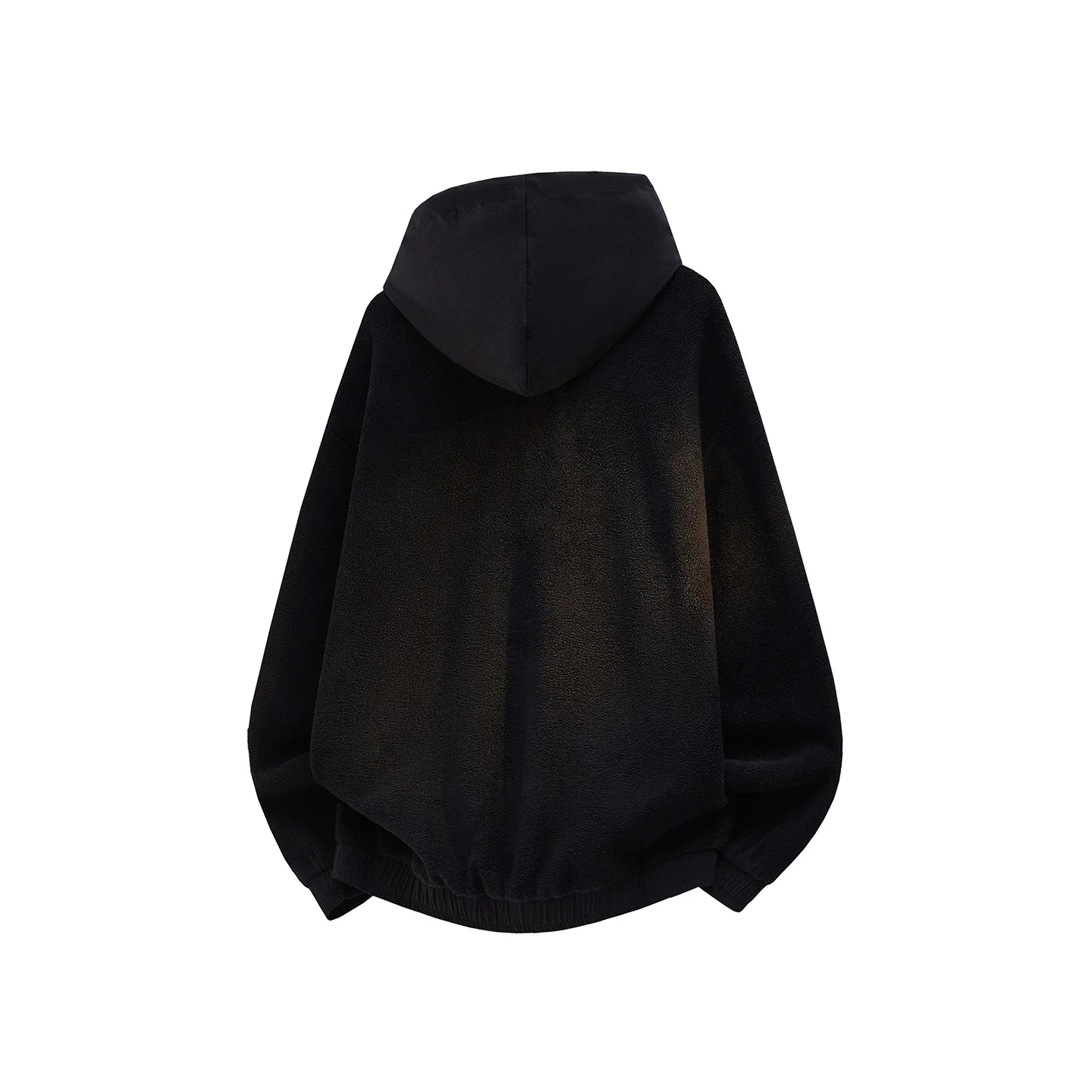 الخريف الرجال الوزن الثقيل هوديي الرجال القطبية بلوزة من الصوف الذكور Harajuku عادية هودي البلوز رجل المتضخم كتلة اللون هوديس #2