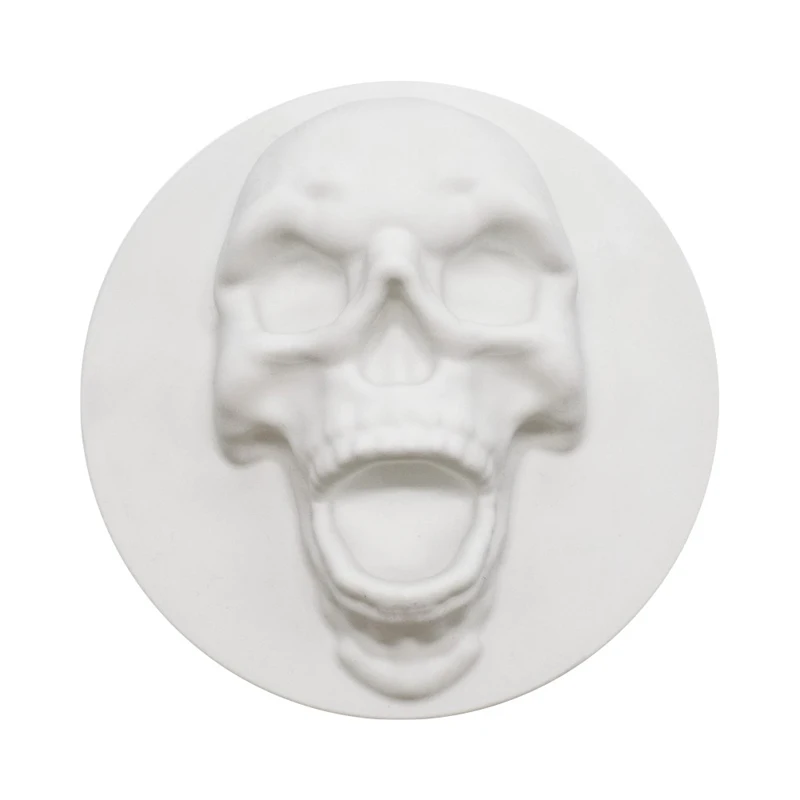 All Saints' Day Chocolate Cake Mold Halloween Skull Design Silicone Mousse Cake Mold Halloween Decorating Tools Kitchen Bakeware