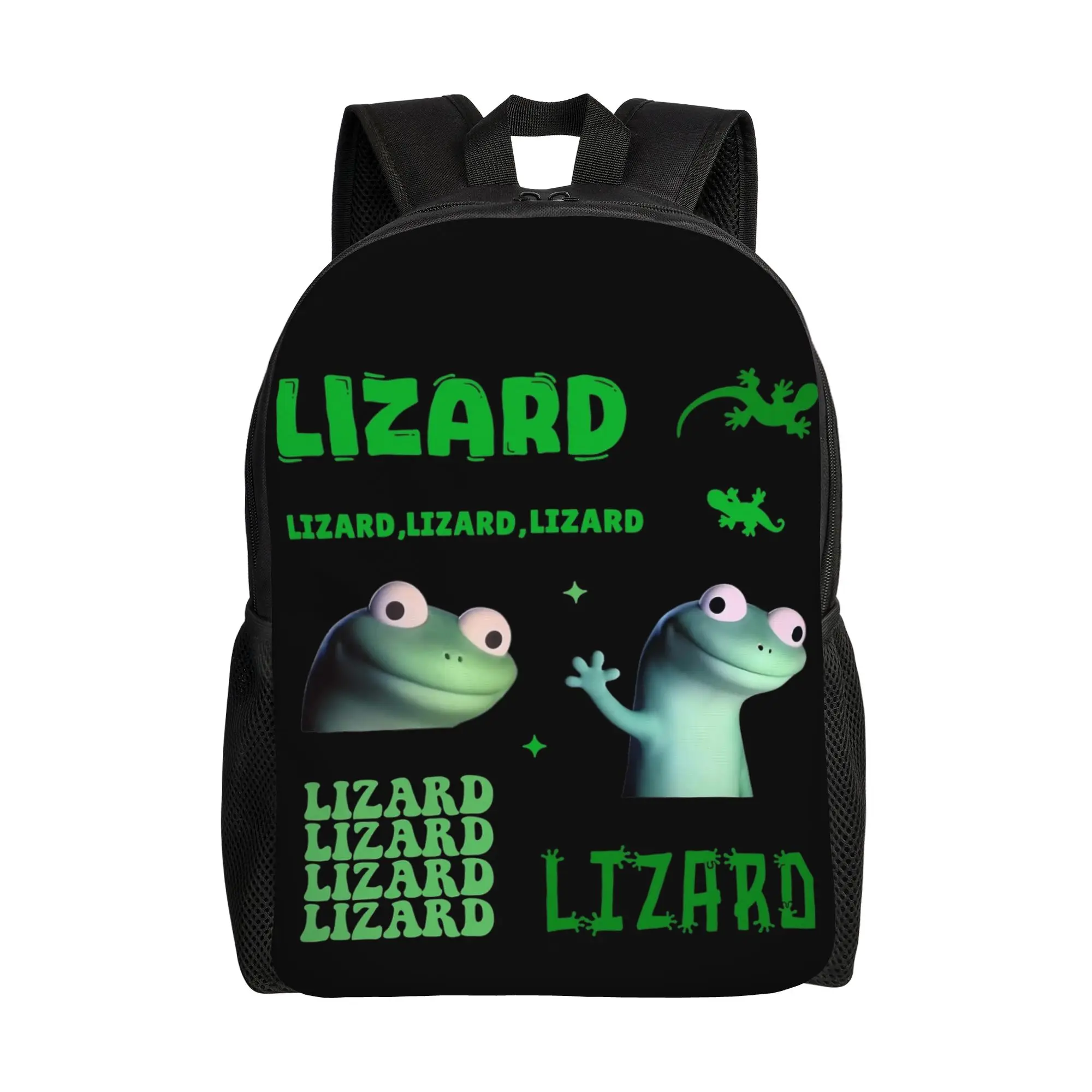 

Рюкзак Tom Lizard Lizard Meme Animal Teenage с карманом, студенческий, для походов, путешествий, повседневный, для ноутбука, холщовый