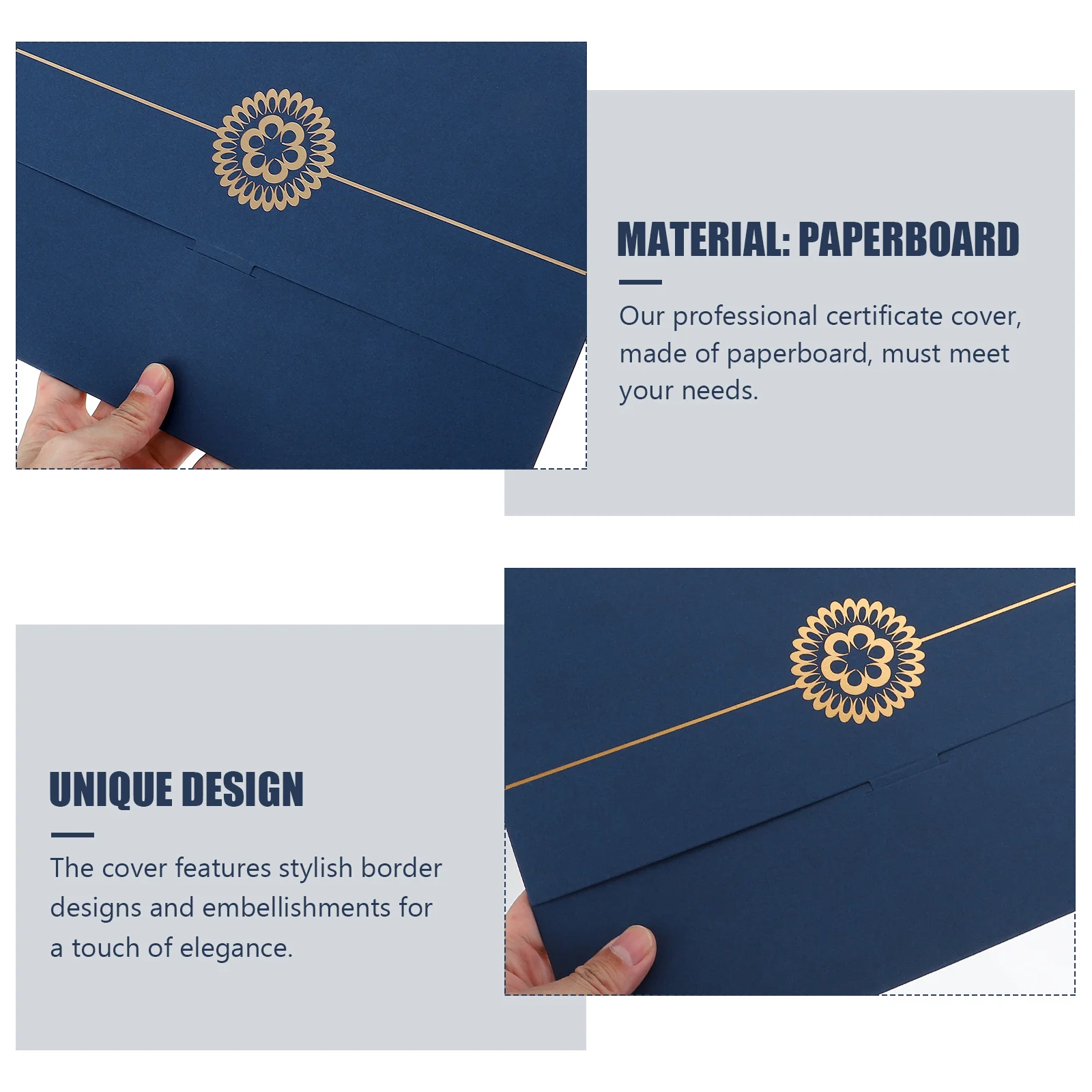 Diploma Certificate Cover Holder Covers Paper Graduation Folders Document Folder Paddedholders Sleeve Frame Award Diplomas