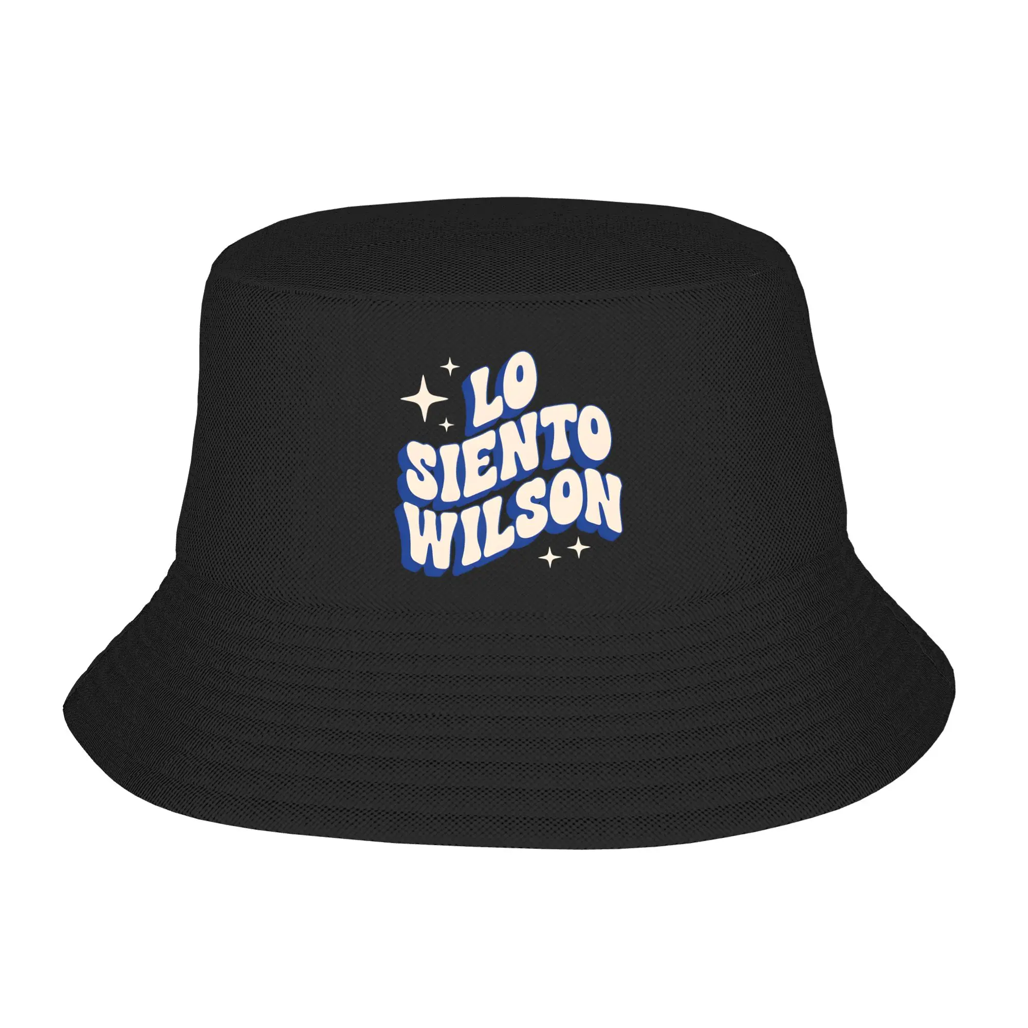 Men Women Harajuku Bucket Hats Cute Wilson Lo Siento Funny Chicken Meme Accessories Bob Hats For Vocation Getaway Headwear