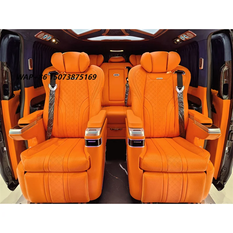 Car Upholstery Seat Covers Full Set Luxury Car Seat for Benz Viano