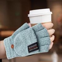 Heated Fingerless Gloves For Women Full Half Finger USB Heated Gloves Typing With Button Half Full Finger Fingerless Knitted