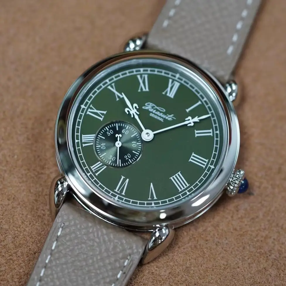 FARASUTE Men Automatic Watch 40mm Mechanical Wristwatch Sapphire Mirror Waterproof Enamel Dial Hangzhou 5000 Micro Rotor