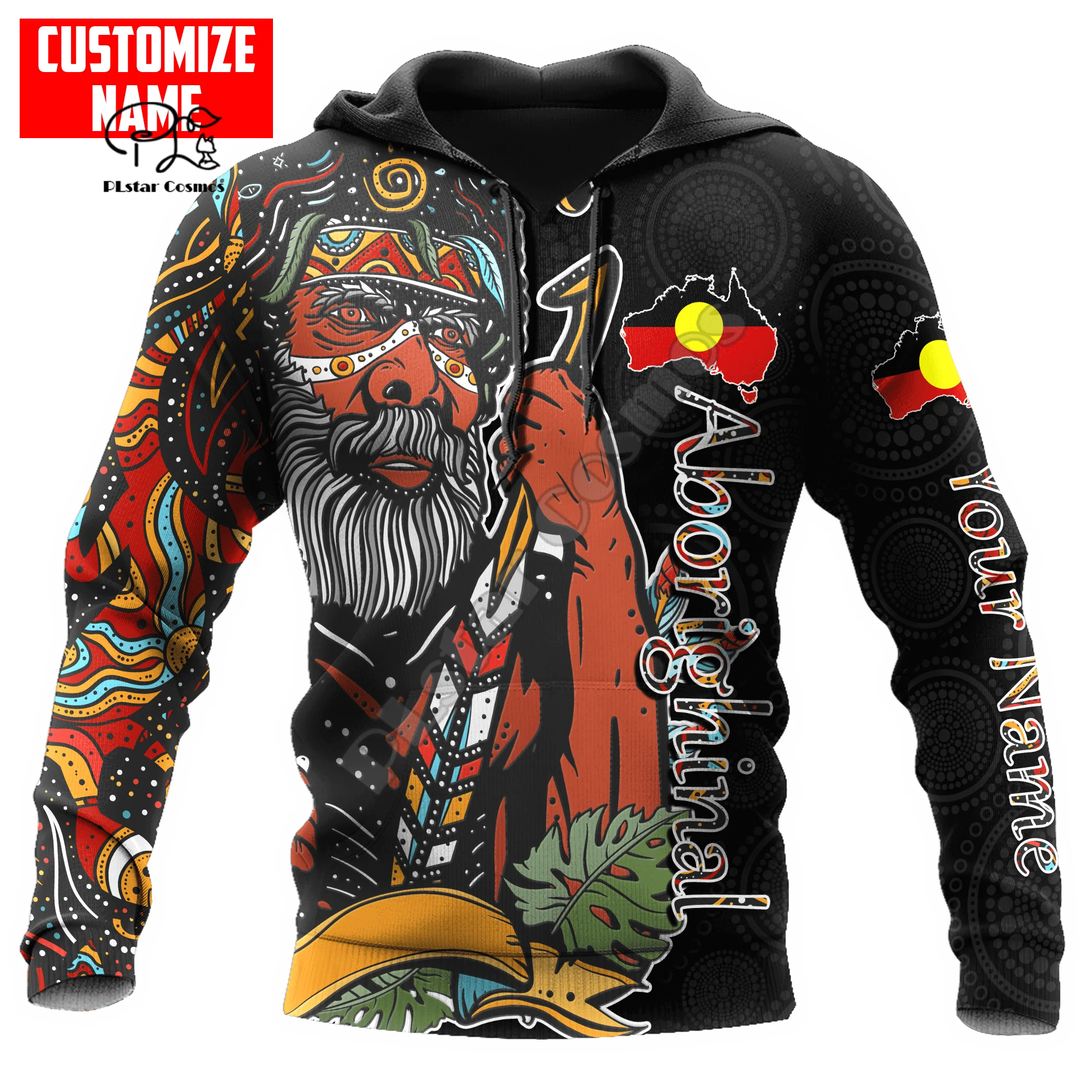 

PLstar Cosmos Aboriginal Australia Culture Country Tribal Retro Tracksuit Men/Women 3DPrint Casual Harajuku Pullover Hoodies X17