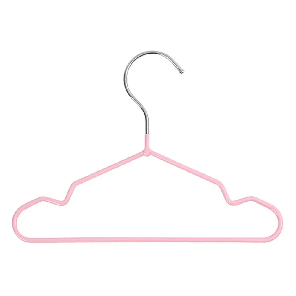 10 Stück Neue Einfarbige Haustier-Kleiderbügel aus Metall, DIY Haustier-Kleiderbügel, Rutschfester Mini-Kleiderbügel für Haustierläden – Detail 2