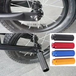 1pc Alloy Foot Stunt Peg For Mtb Bmx Bike 3/8'' Axle Footrest-Lever Cylinder Grip Non-Slip Axle Foot Pegs Bicycle Accessories