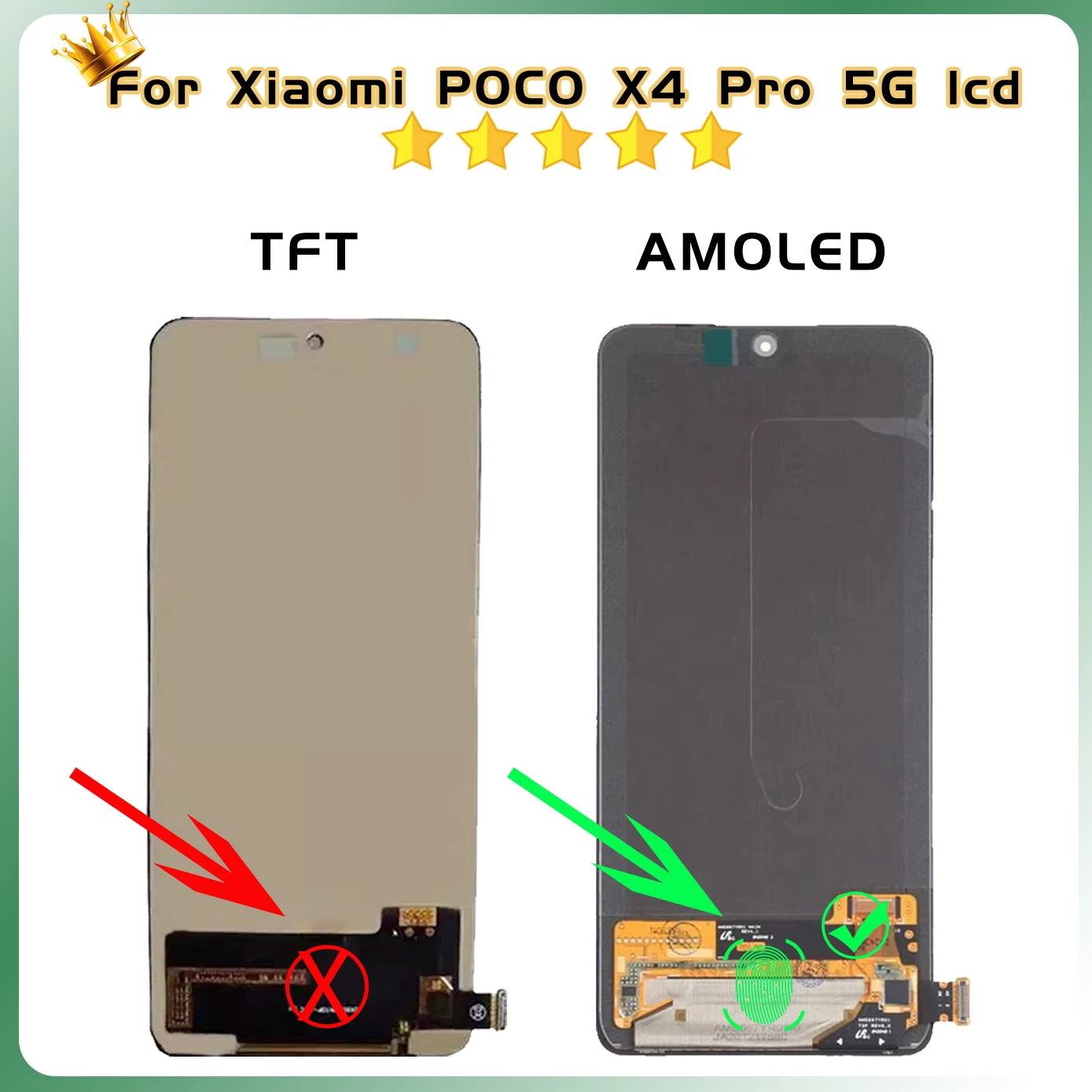 AAA Quality For Xiaomi Poco X4 Pro 5G LCD With Touch Screen For Poco X4Pro 5G LCD 2201116PG Replacement Parts Digitizer Assembly