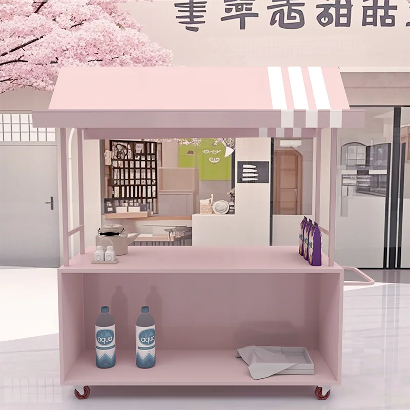 Mobile Market Shopping Mall Outdoor Night Market Stall Internet Celebrity Snack Trolley image 5