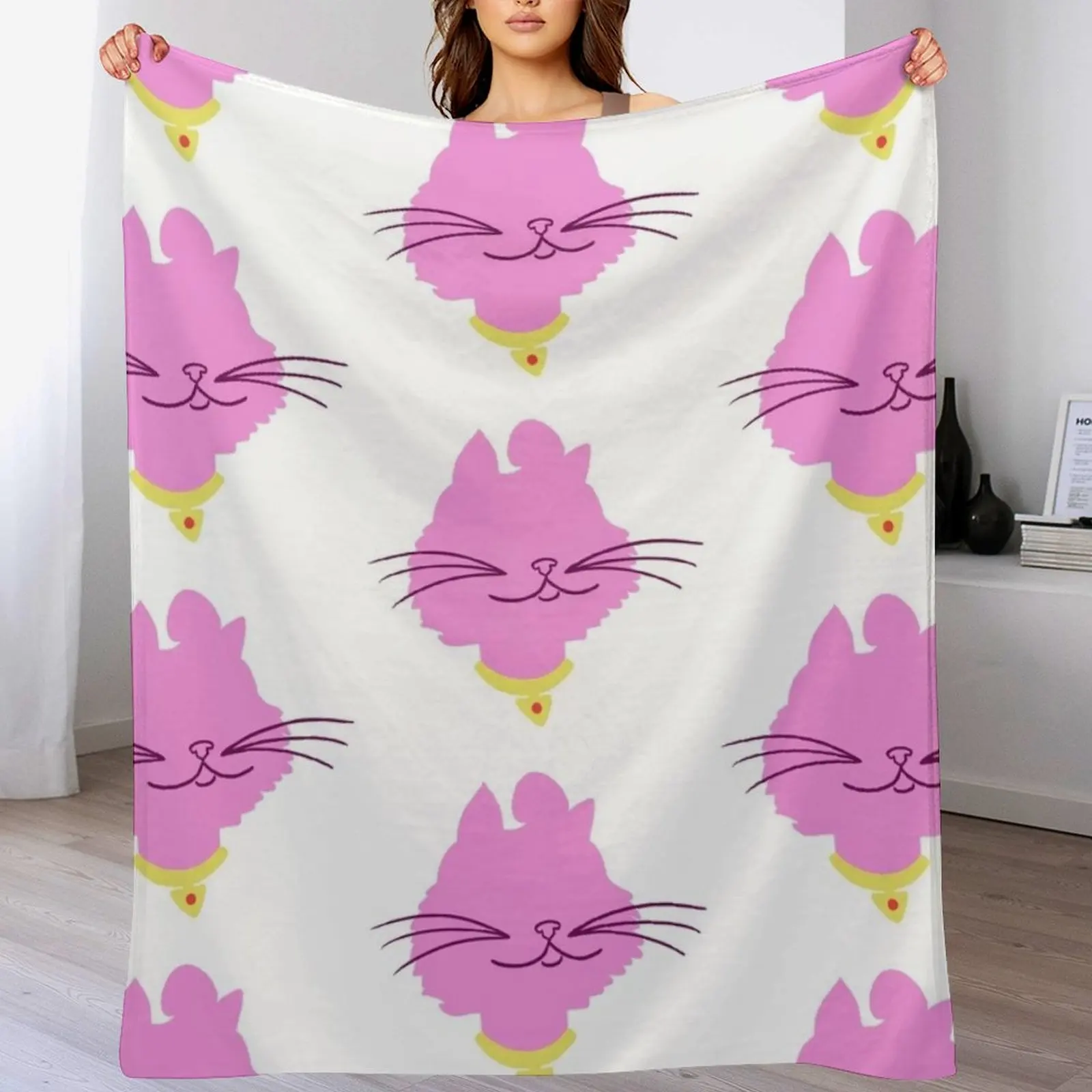

Princess Carolyn Head Throw Blanket Lightweight Warm Blanket for Travel Camping