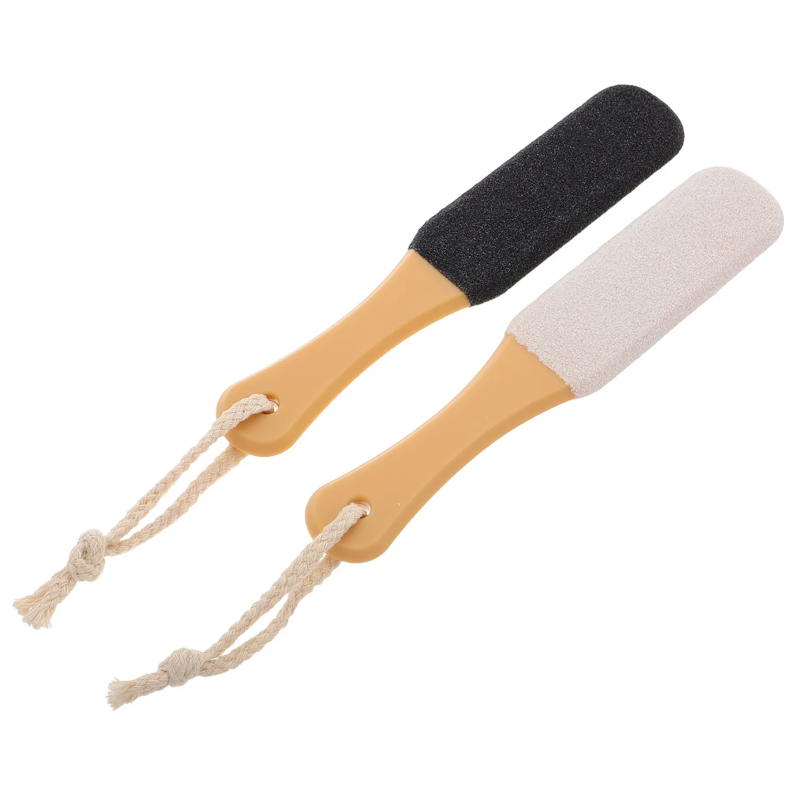 2Pcs Portable Foot File Foot Grinder Pedicure Tool for Dry Skin Callus Remover Feet Scrubber Heel File Cracked Heels Exfoliator