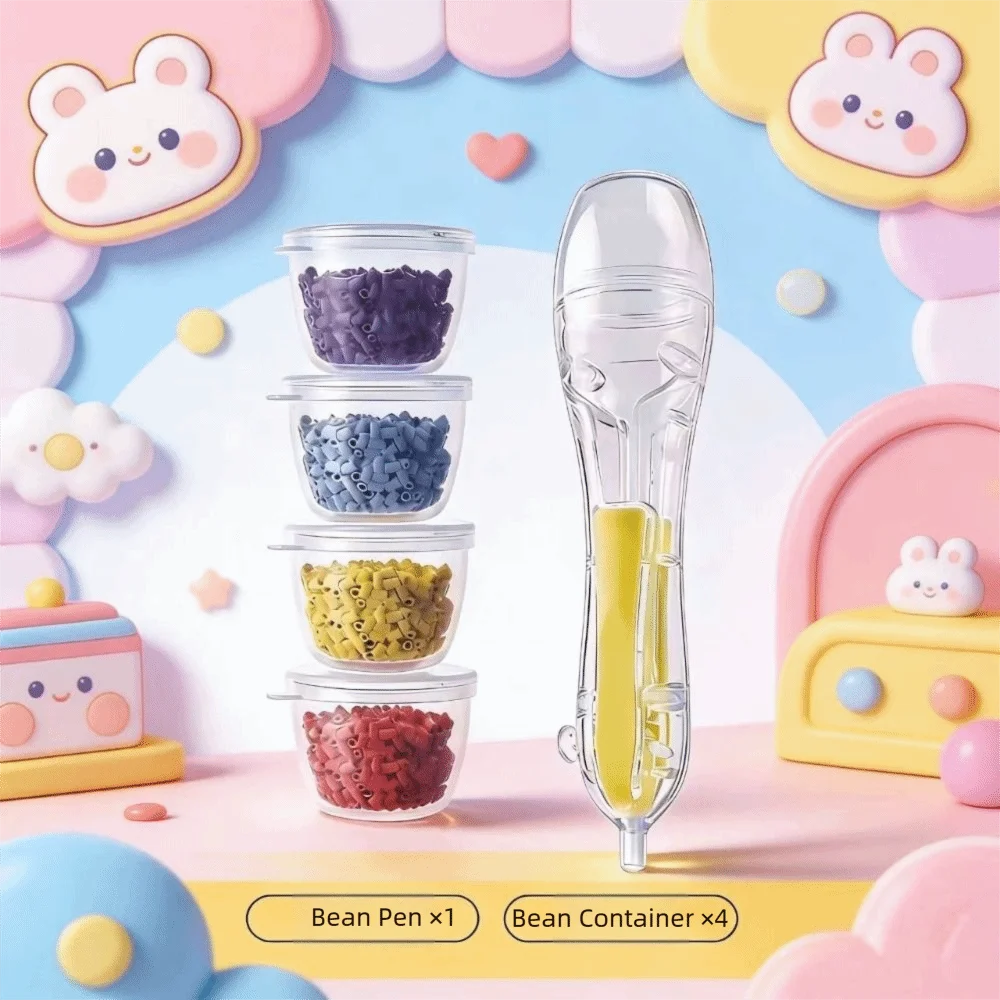 2.6mm Fuse Beads Perler Beads Pen Automatic Press Automatic Bead Pen Save Time Fast Perler Hama Beads Pen Craft Beads for Kids