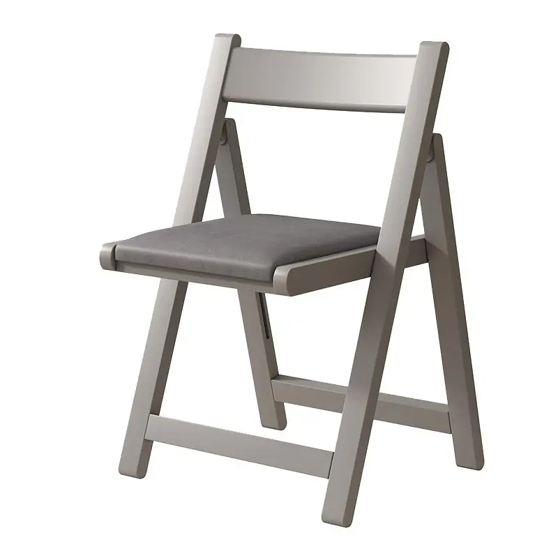 

Solid Wood Foldable Dining Chairs | Minimalist Nordic Design | Space-Saving Seating for Small Homes & Bedrooms