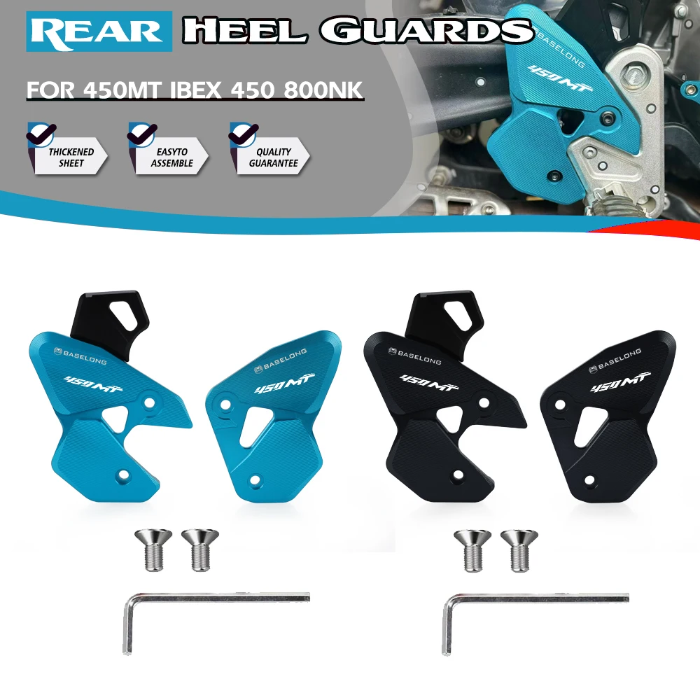 

450 Ibex 450 800NK 2025 2026 FootPeg Footrest Heel Plates Foot Rest Pegs Pedal Guard For CFMOTO CF MOTO 450 MT 450MT 2023 2024