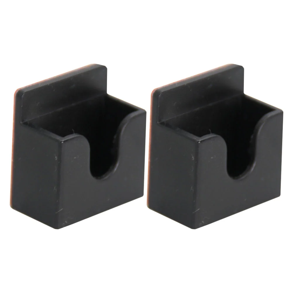 2 Pcs Cb Mic Holder Mobiles Radio Microphone hangers Clip Plastic Microphone Hook Stick To Car Compatible With Yaesu