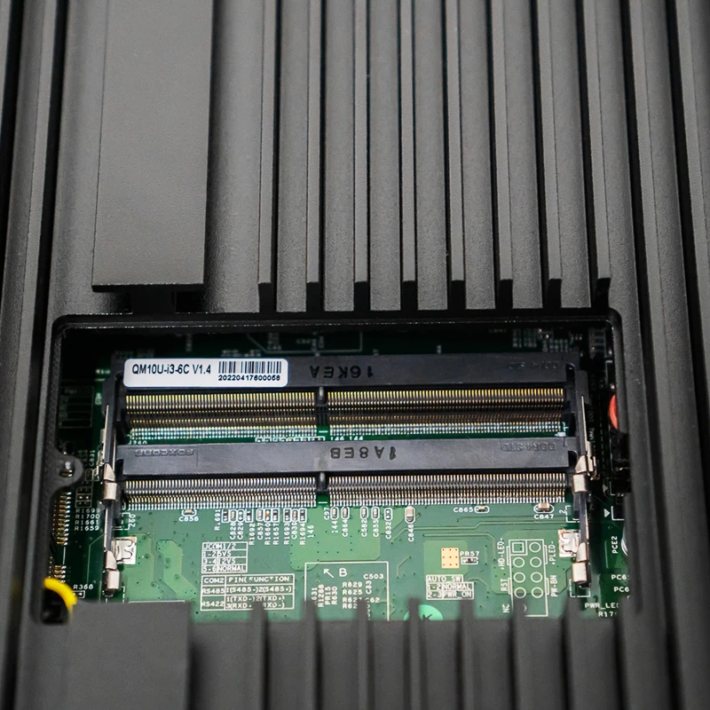 Convenient Maintenance Fanless Mini PC Core I3 10110U DDR4L SODIMM Dual LAN Barebone System for Industrial Use AU US CN plugs
