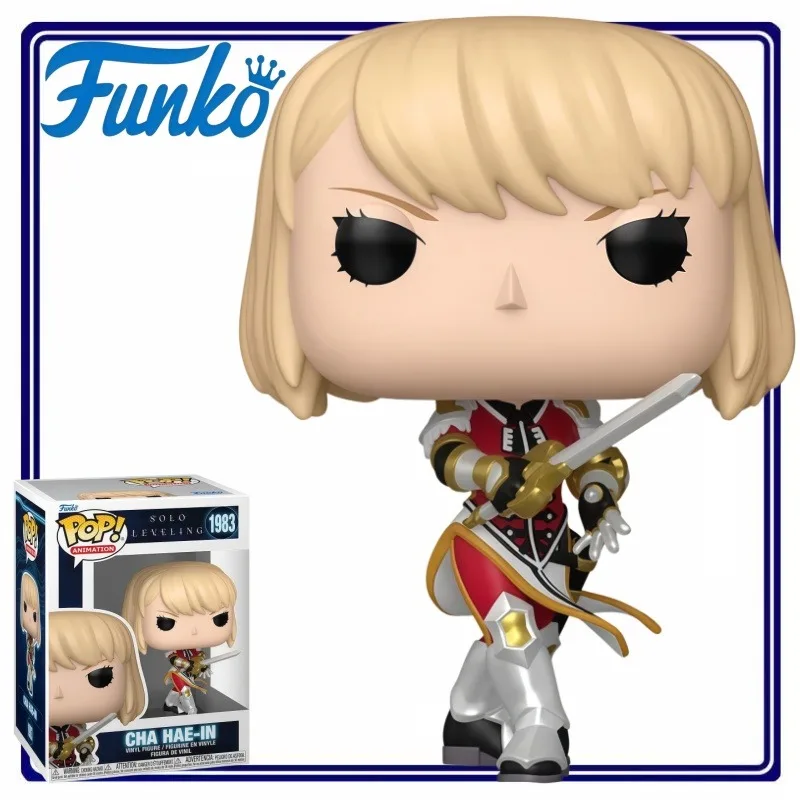 

Funko Pop Animation Solo Leveling Cha Hae-In Vinyl Figure Collectible Home Desktop Decor Gift for Anime Manga Fans and Hobbyists