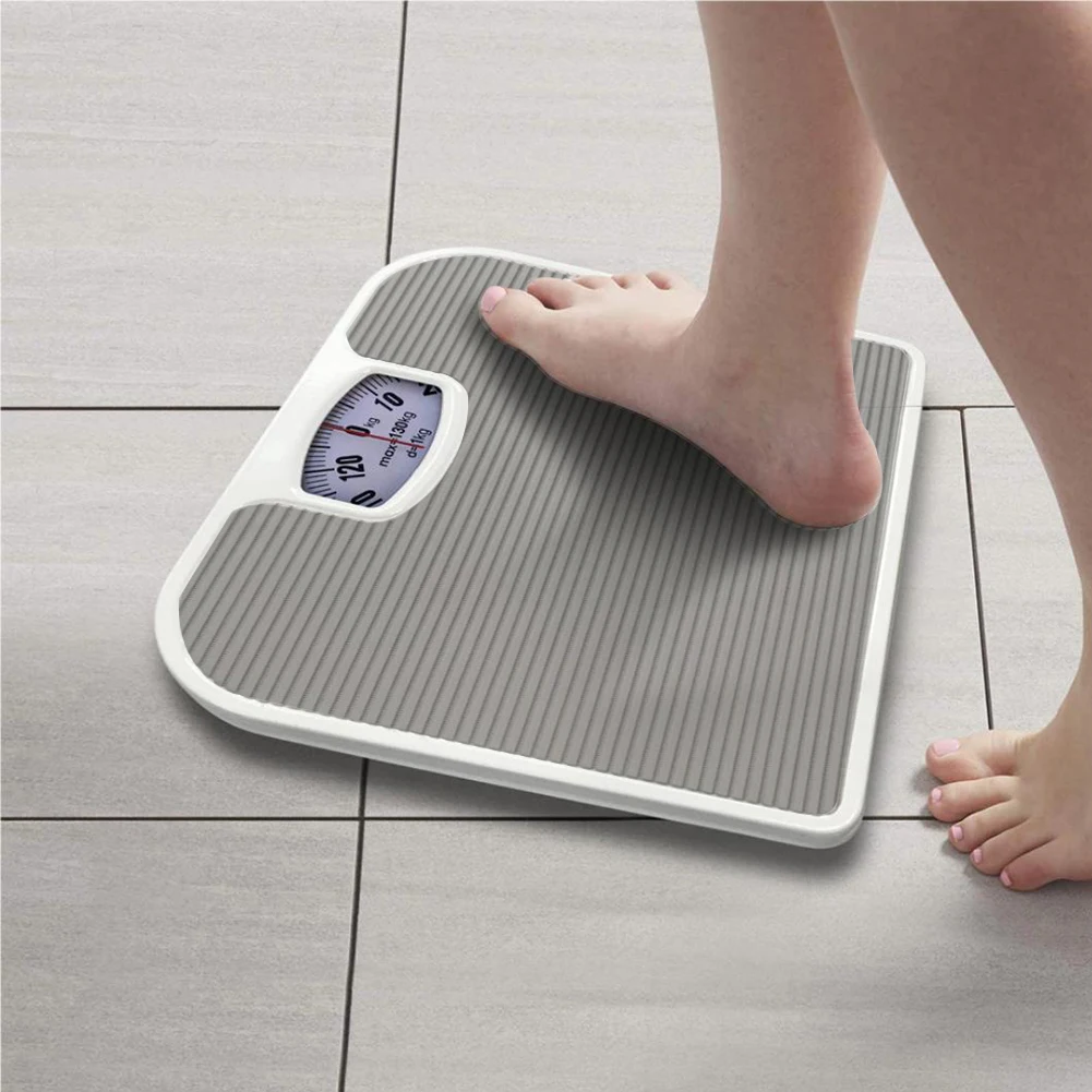 Portable Mechanical Scale Non Slip Pad Health Weighing Tool Reusable Mechanical Dial Bath Scale for Body Weighing