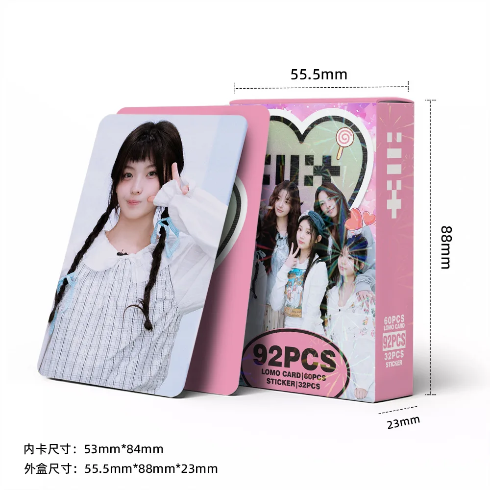 55pcs/set KPOP ILLIT Lomo Cards Photocards Album Girls Group Fans Collection Gift Postcards Photo Card Fan gifts