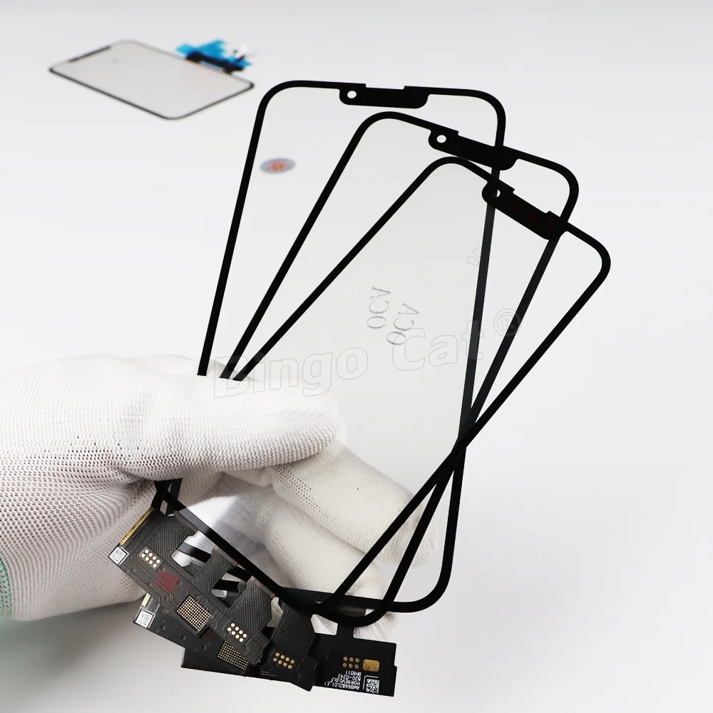 5 szt. Novecel 14 Pro Max OEM Bez Układów IC Digitizer Szkło Dotykowe Sprawdzane Wysokiej Jakości Zamiennik dla iPhone 12 11 Pro Max Dotyk z OCA Fi — zdjęcie 7