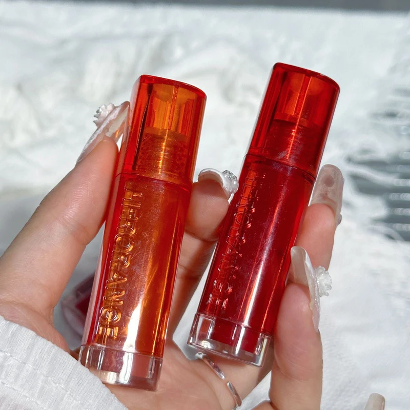 1 szt. HERORANGE Błyszczyk do ust z efektem lustra, nawilżający płynny szminka, wodoodporny, długotrwały, rozjaśniający, nieblaknący błyszczyk do ust