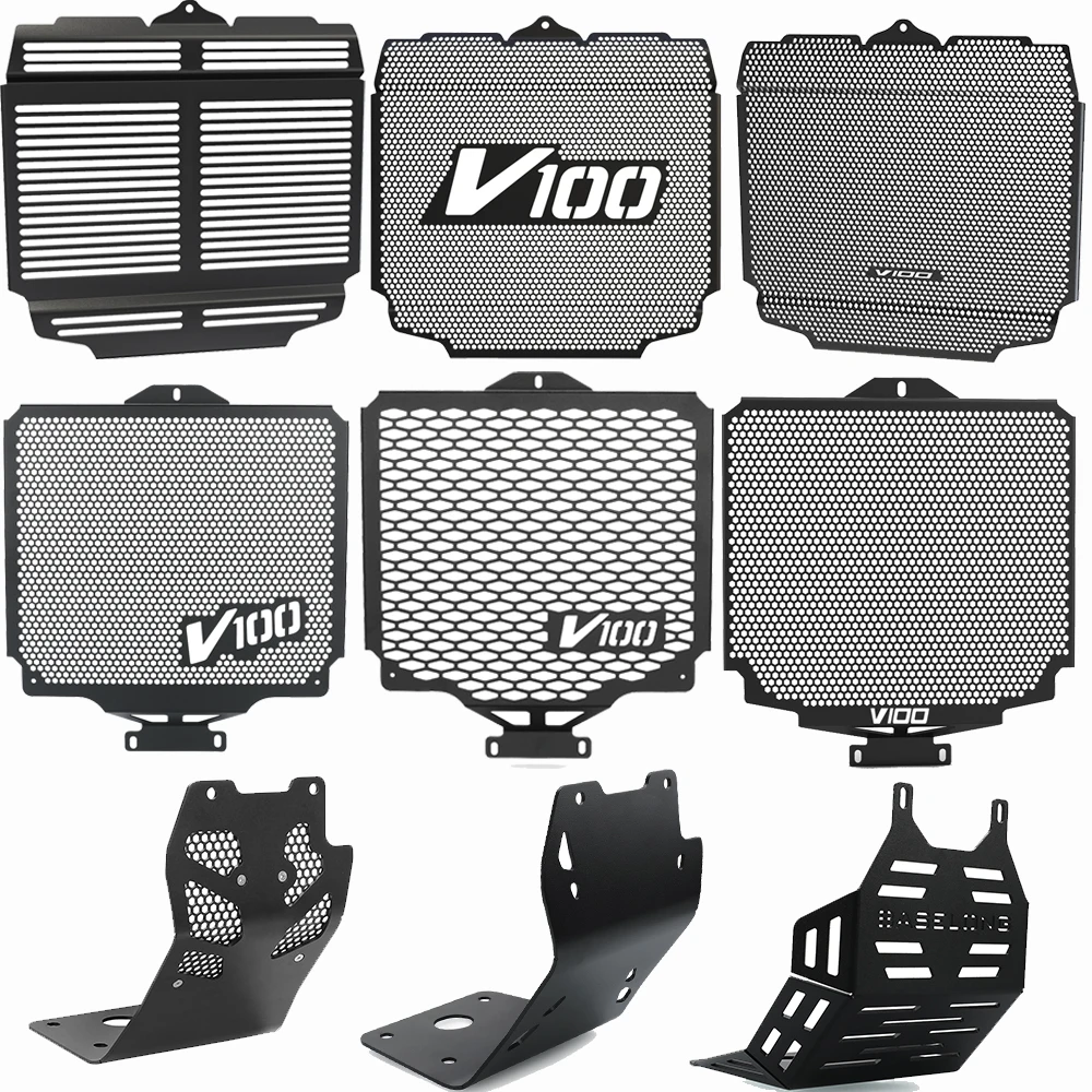 

Radiator Guard Protective Cover For Moto Guzzi V100 Mandello/S 2022-2023-2025 Radiator Cylinder Head Engine Guard Complete Set