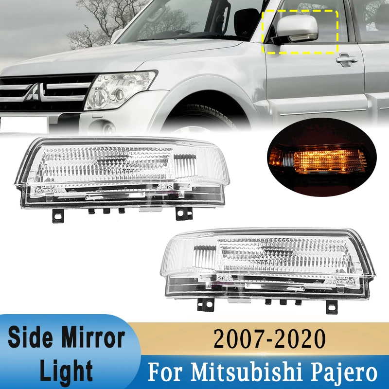 

Зеркало заднего вида, светодиодный указатель поворота для Mitsubishi Pajero Montero Shogun V73 V77 V87 V93 V97 2007-2020 8351A029 8351A030