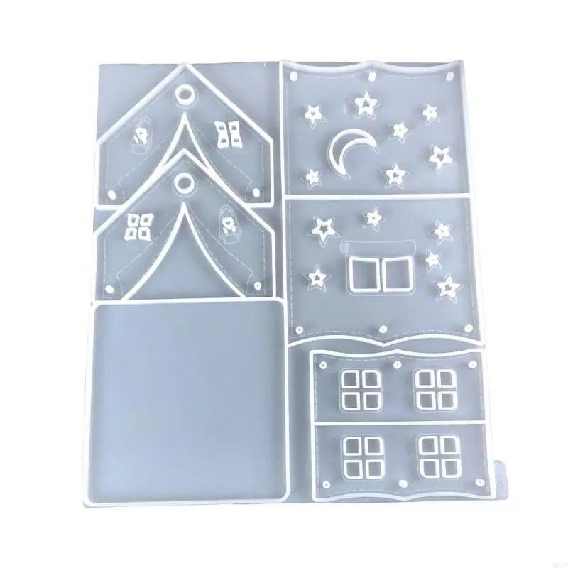 

Creative Keyring Castes Mould Sturdy Silicone Tent Shpe Stylish Mould for Customes Name Craft Supplies Daily Use 964A