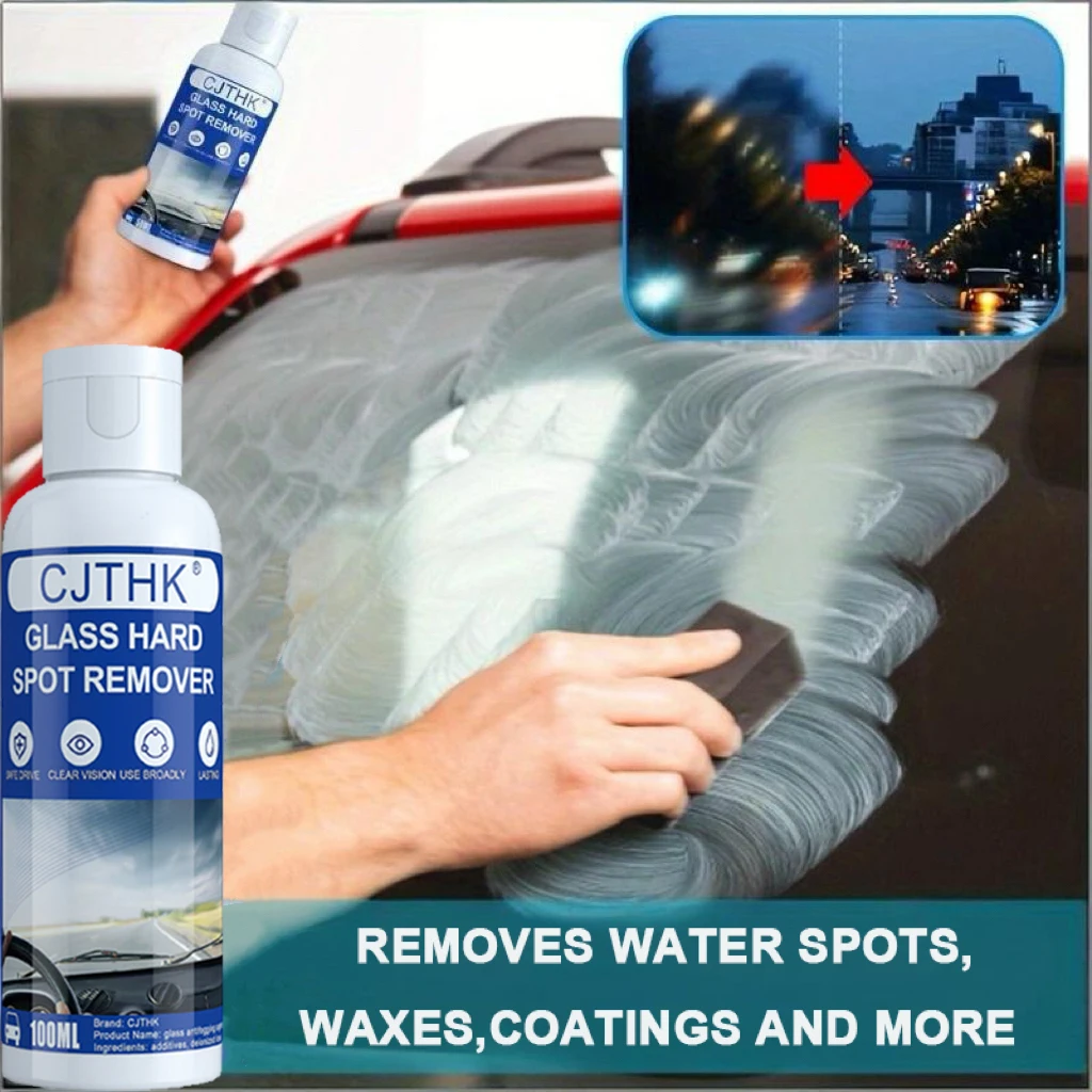 Car Glass Oil Film Remover Anti Rain Coating For Car Glass Hydrophobic Car Liquid Windshield Mirror Mask Auto Polish Kit