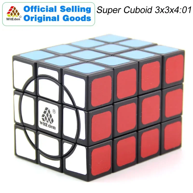 WitEden Cuboid Super 3x3x4 Magic Cube 334 Professional Neo Speed Puzzle Antistress Educational Toys For Children