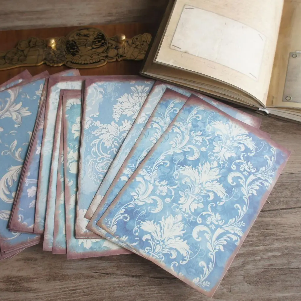 

30 Sheet Elegant Light Color Flower Pattern Background Design Craft Paper Gift Decoration Scrapbooking Handmade DIY