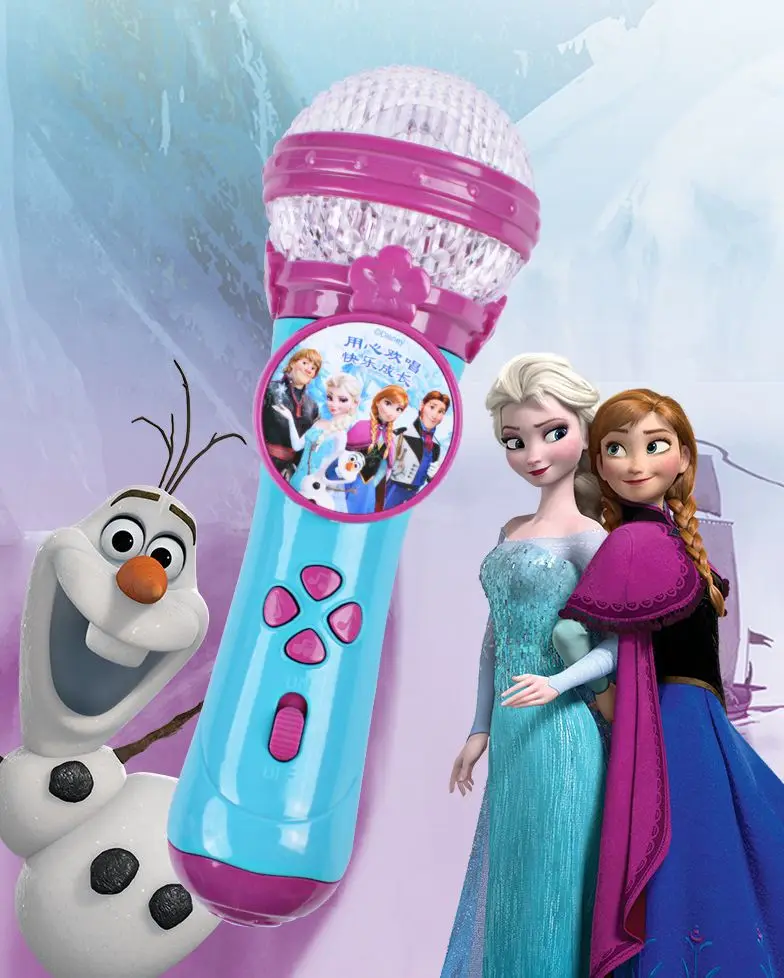 Disney Frozen Elsa Princess Children\'s Educational Toys Cute Musical Instruments Lighting Music Singing Toys Gifts