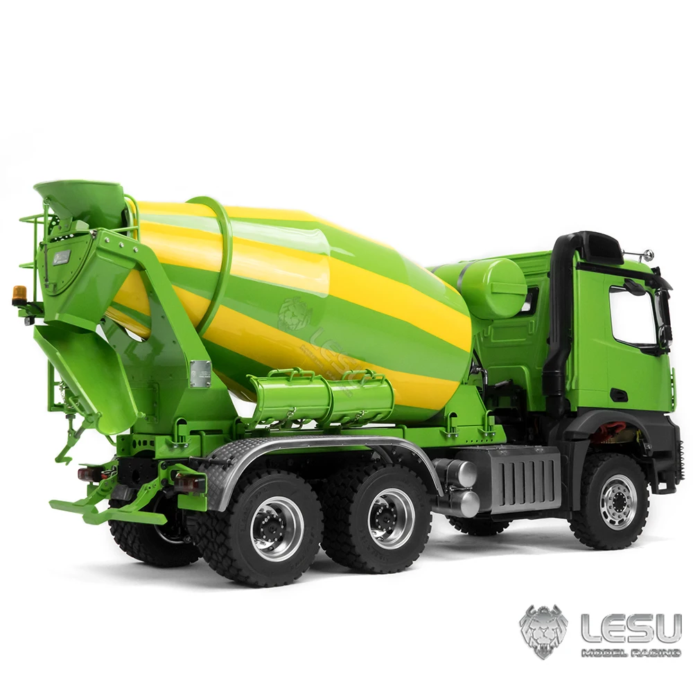 LESU 1/14 6x6 RC Mixer Truck Painted And Assembled Radio Control Agitating Lorry 2Speed Model ​ESC Toys for Adult TH22563-SMT3