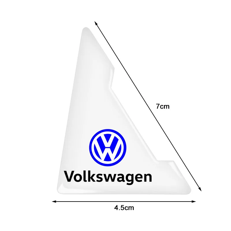 2 قطعة غطاء زاوية باب السيارة الشفاف المضادة للخدش حماية ملصق ل Volkswagen Polo Passat B5 B6 B7 T4 T5 جولف 4 5 6 Gol