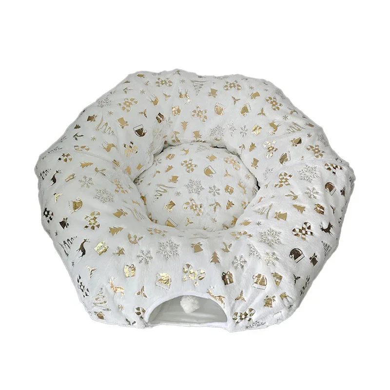 Customized cat drill tunnel nest S-shaped autumn and winter warm pet nest