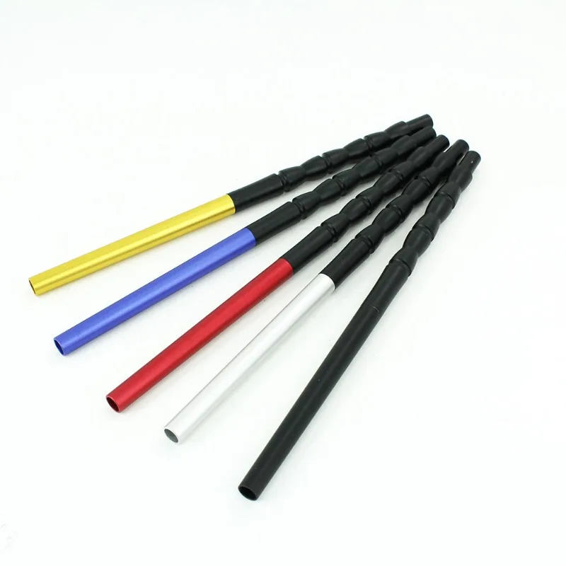 

Cigarette set aluminum handle removable universal hookah supply, bar KTV cigarette pipe silicone pipe accessories