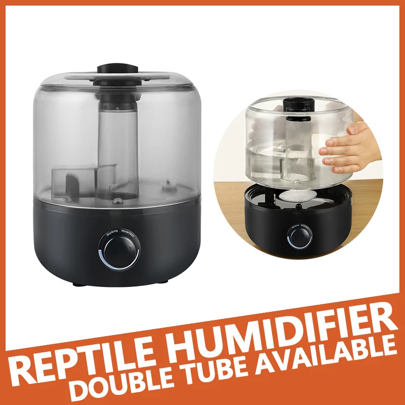 

3L Double Spray Reptile Humidifier Home With Air Pet Lizard Humidifier With Tube Plant Rainforest Reptile Atomizer