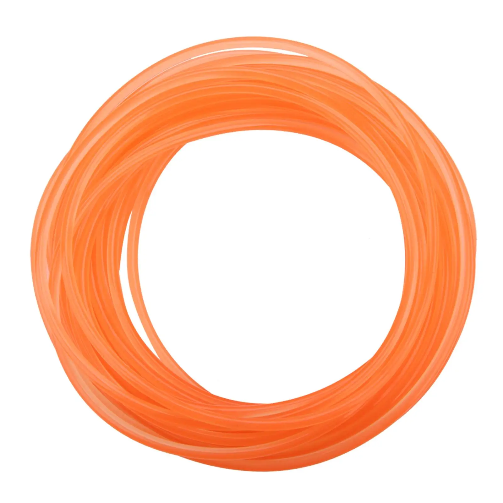 

Orange Smooth Polyurethane Round Belt 5mm Diameter 10m Length for drive Transmission Applications