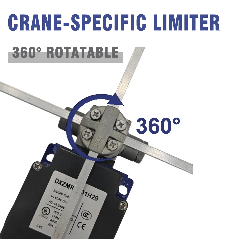 Adand Insulated Metal Limit Switch For Crane Control And Material Handling Systems