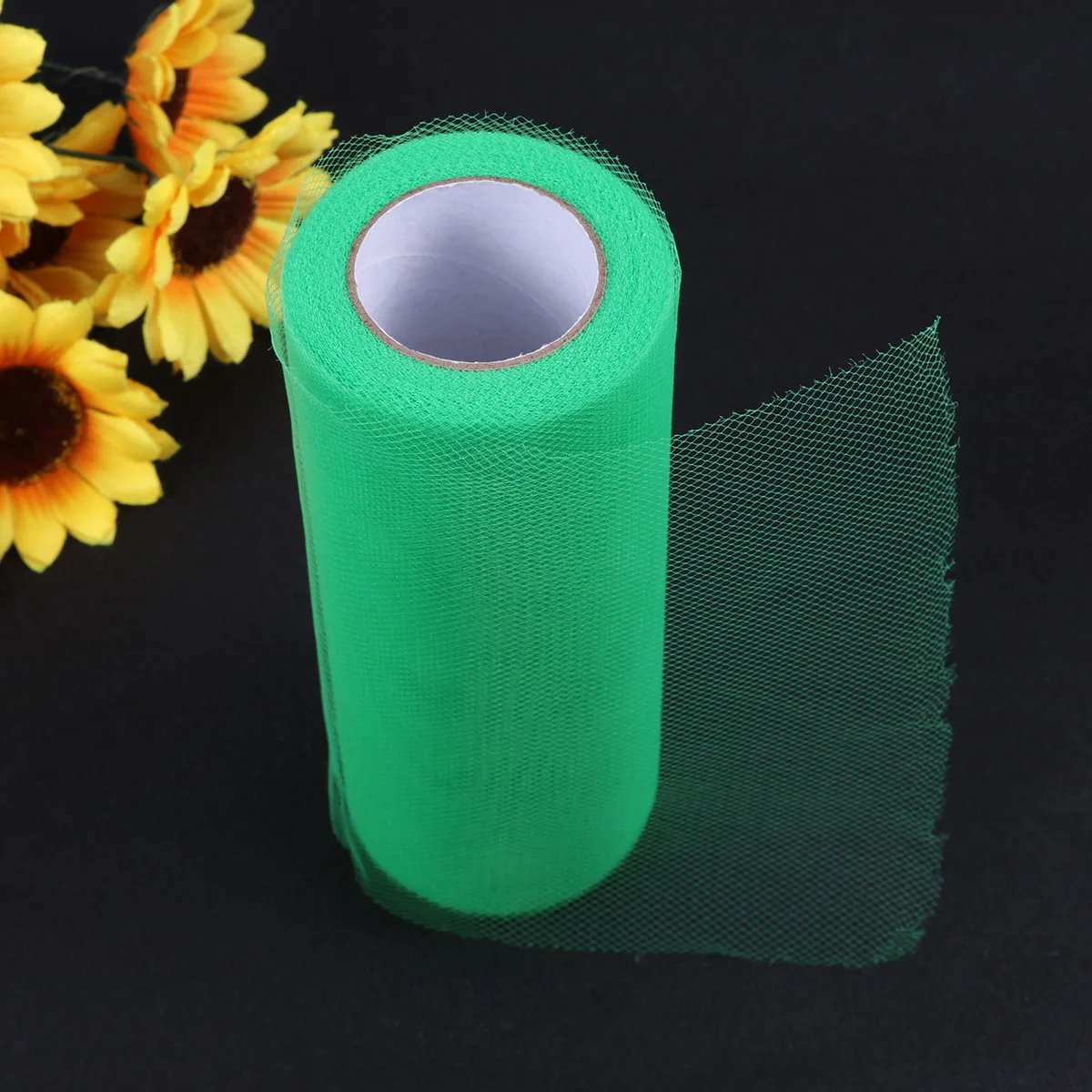 

6 Inches 25 Yards Yarn Tulle Netting Rolls Organza Fabric for Wedding Decoration Bow Tutu Skirt DIY Craft Sewing Gift Wrapping C