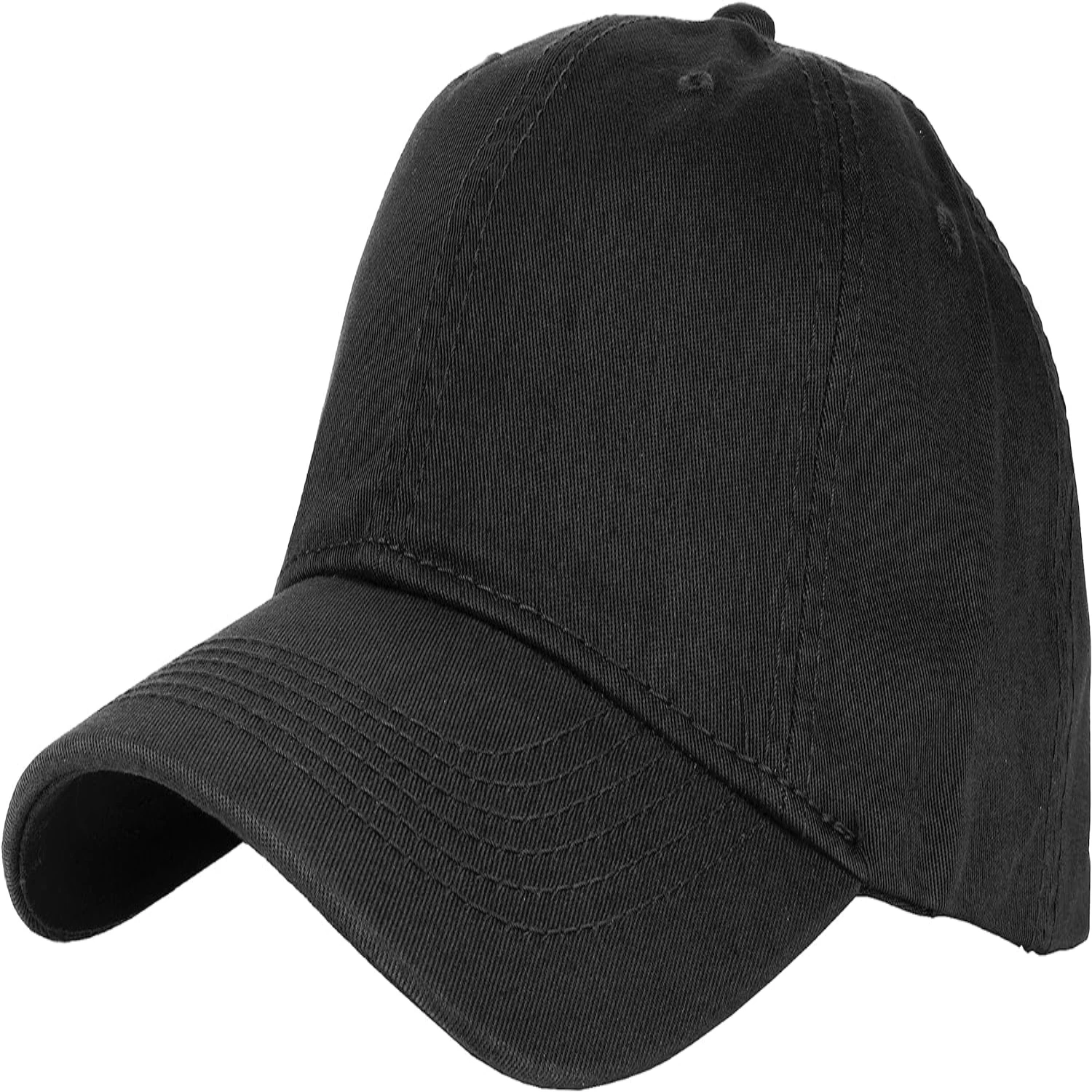 Affordable, Stylish, and Fashionable Set of 6 Unstructured Baseball Caps for Men and Women - Superior Quality Washed Twill Hats 