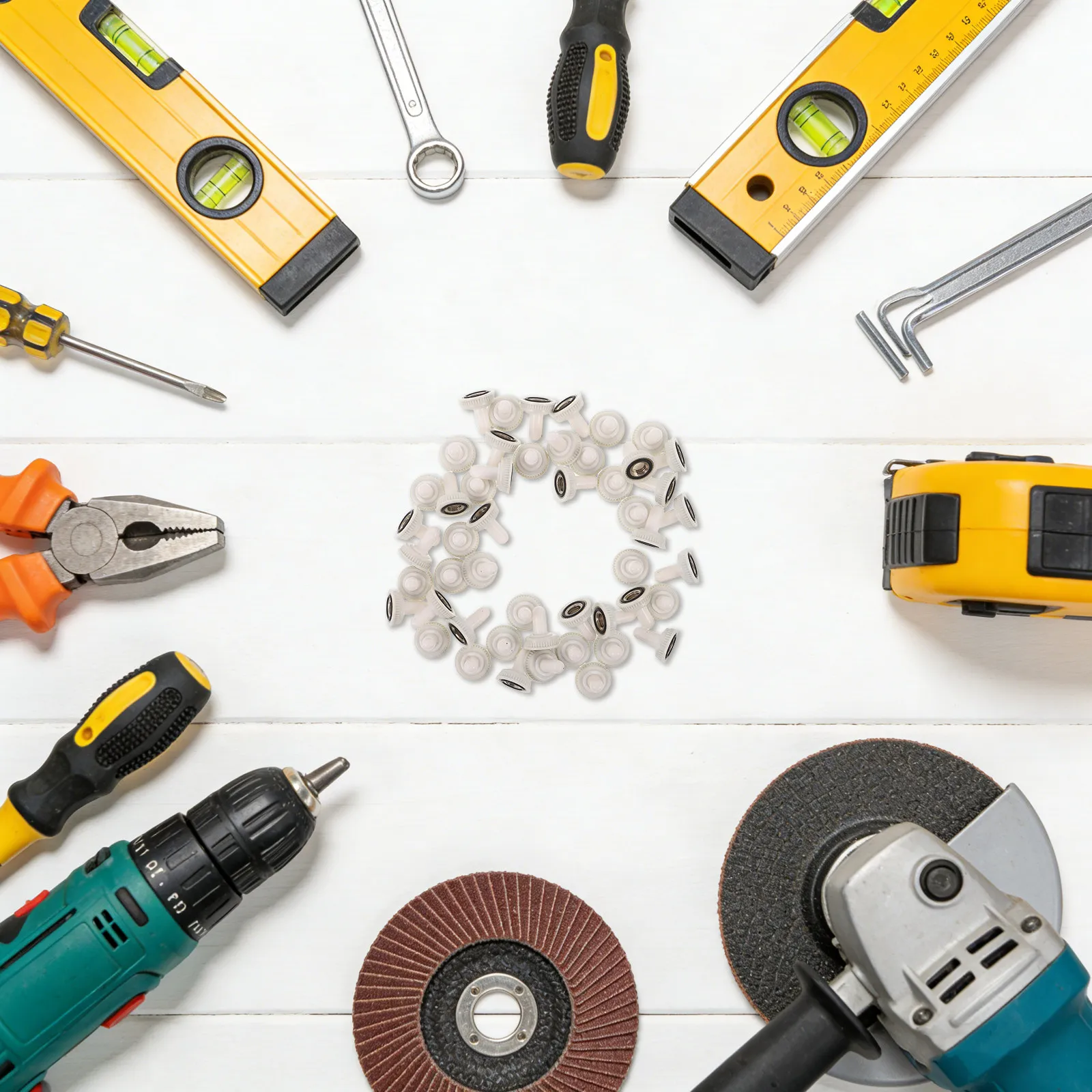 

50 шт. водонепроницаемых защитных колпачков для тумблеров, сверхпрочные пылезащитные накладки, белые, с резьбой 6 мм, для промышленного, морского и наружного применения