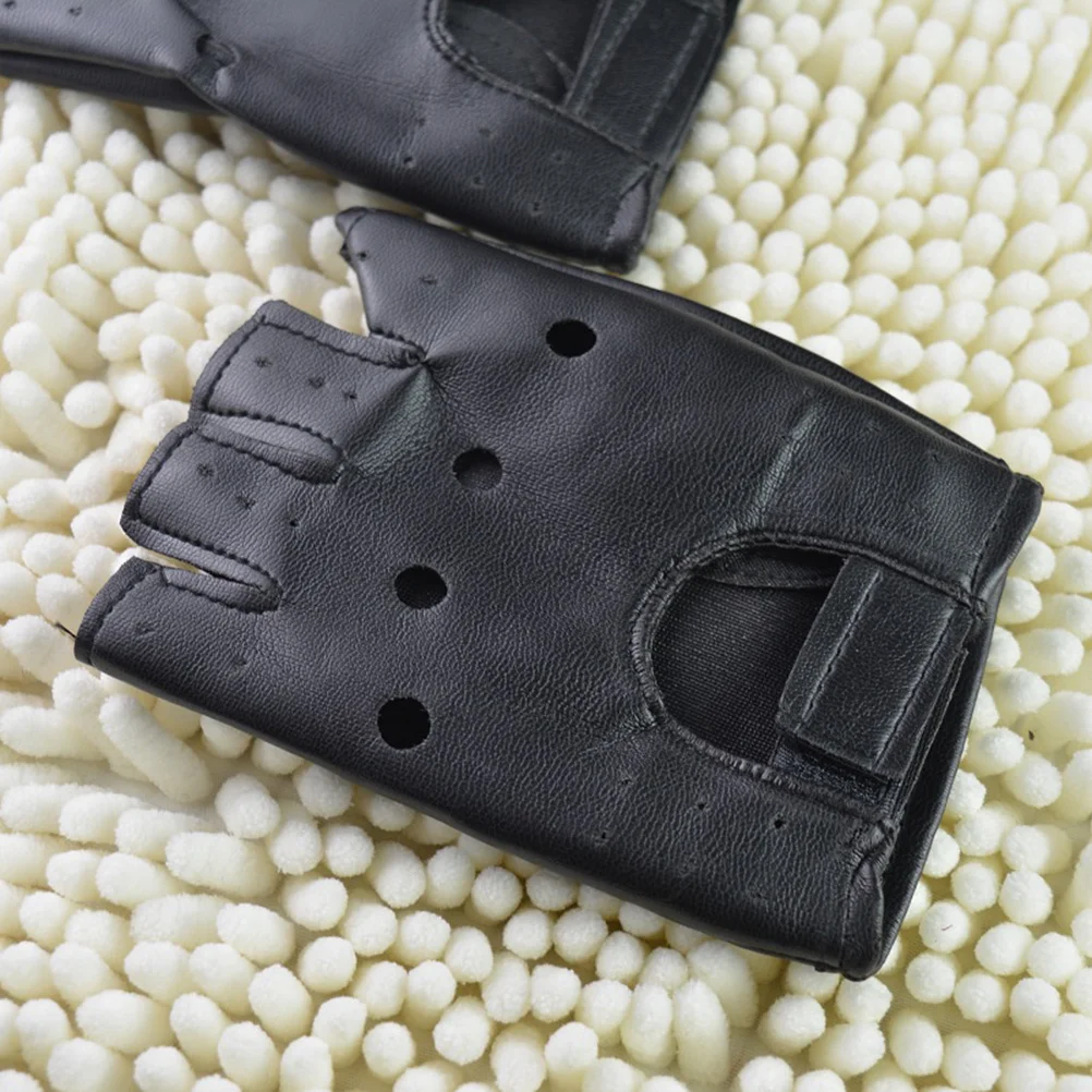 نصف اصبع برشام تصميم يندبروف الحرارية للرياضة في الهواء الطلق التزلج ركوب الدراجات برشام نصف اصبع قفازات قفازات #5