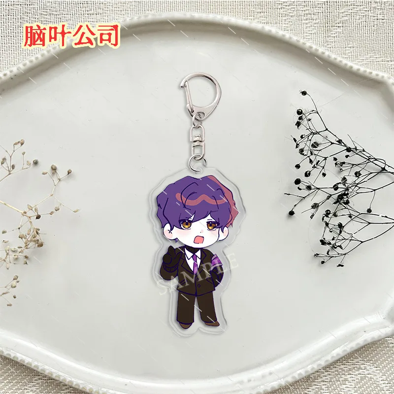 Lobotomy Corporation Anime KeyChain Game Men Key Chain for Women Monster Management Simulation Acrylic Keyring Pendant Gifts