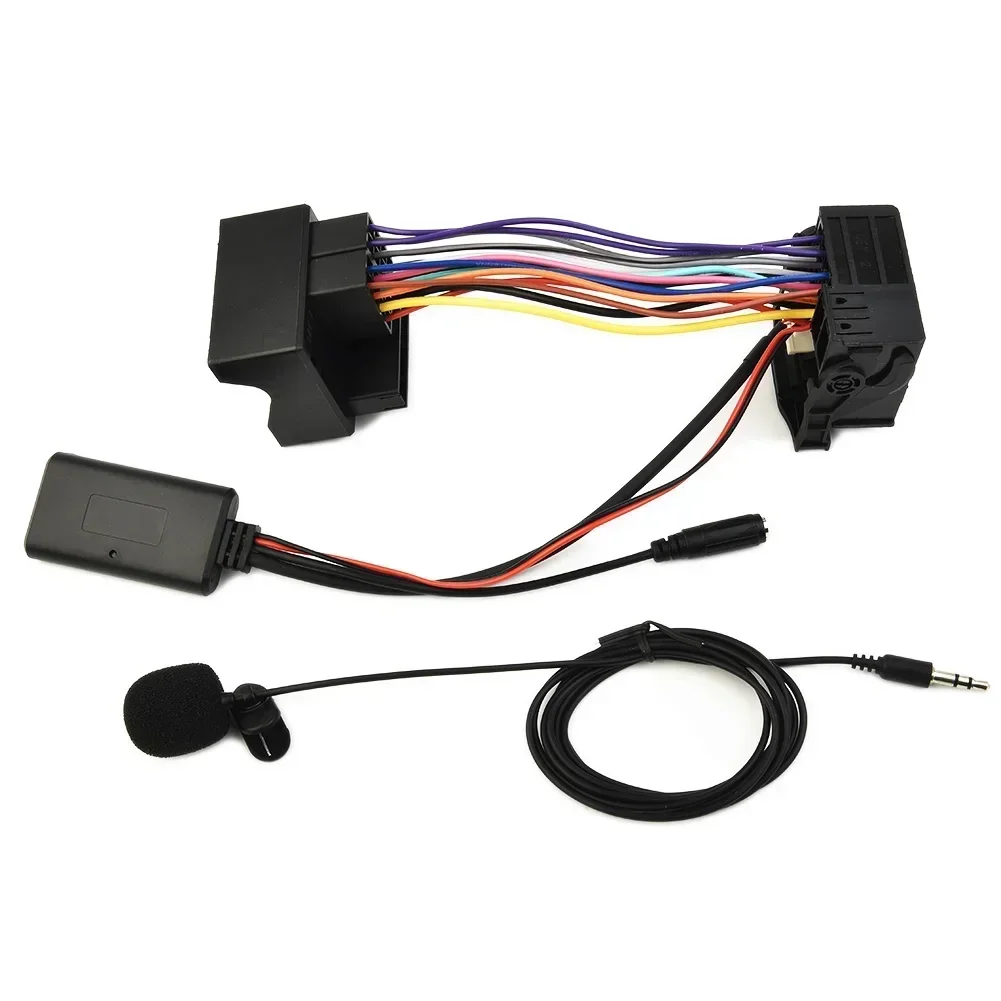 Adaptador de Audio y música compatible con BT 5,0, adaptador de Cable de Radio inalámbrico con micrófono para BMW E60 E61 E63 E64 E65, adaptador de música Compatible